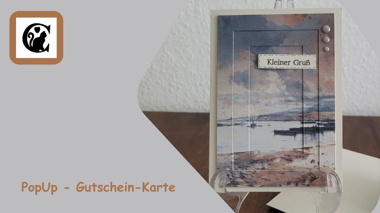 PopUp-Gutscheinkarte | Notes & Totes | Geschmackvolle Galerie | Stampin'Up®