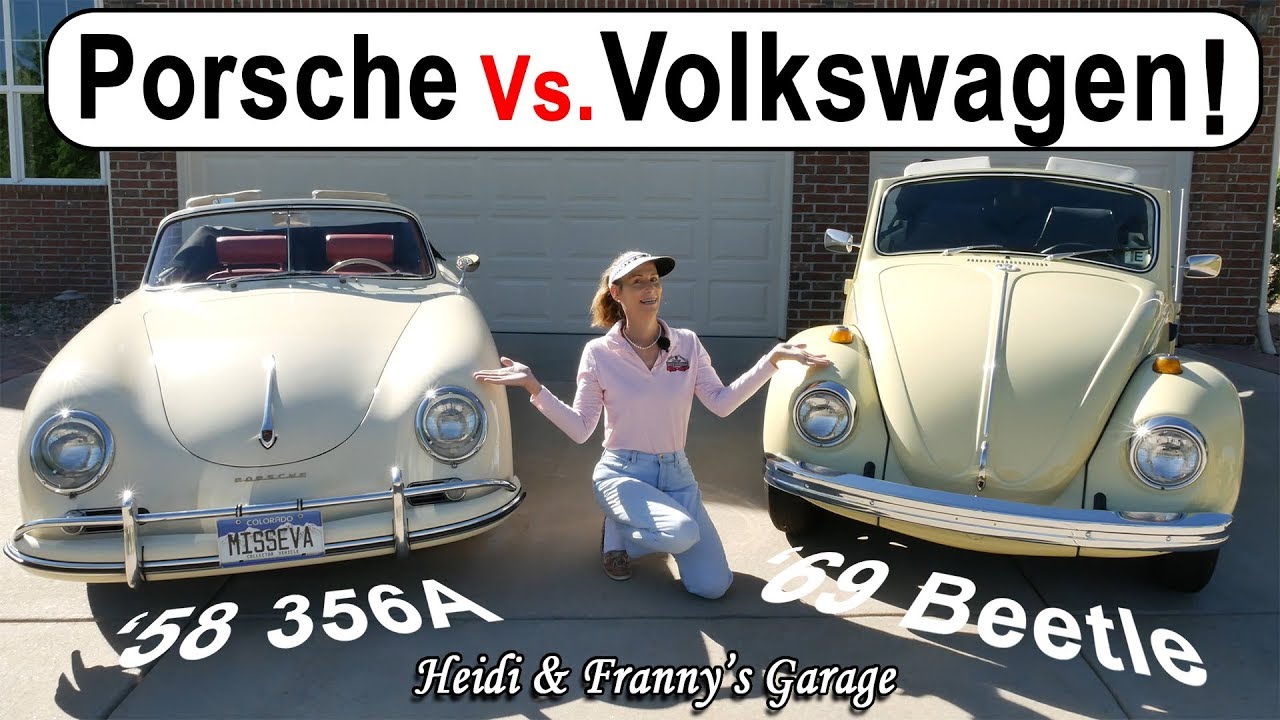 Porsche 356 Vs. VW Beetle! How are the different? (With Driving!)