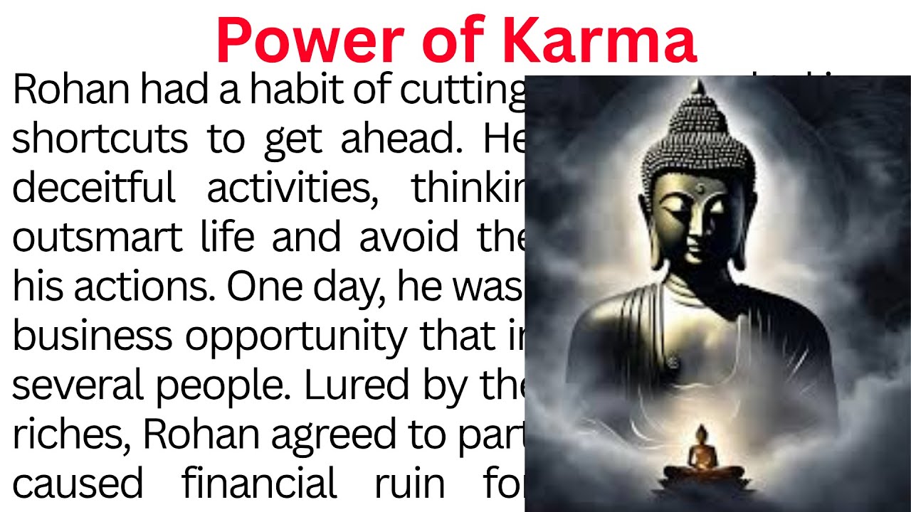 Power of Karma | Short Moral Story | Law of Karma | Comprehension Passage | Story | Spoken English