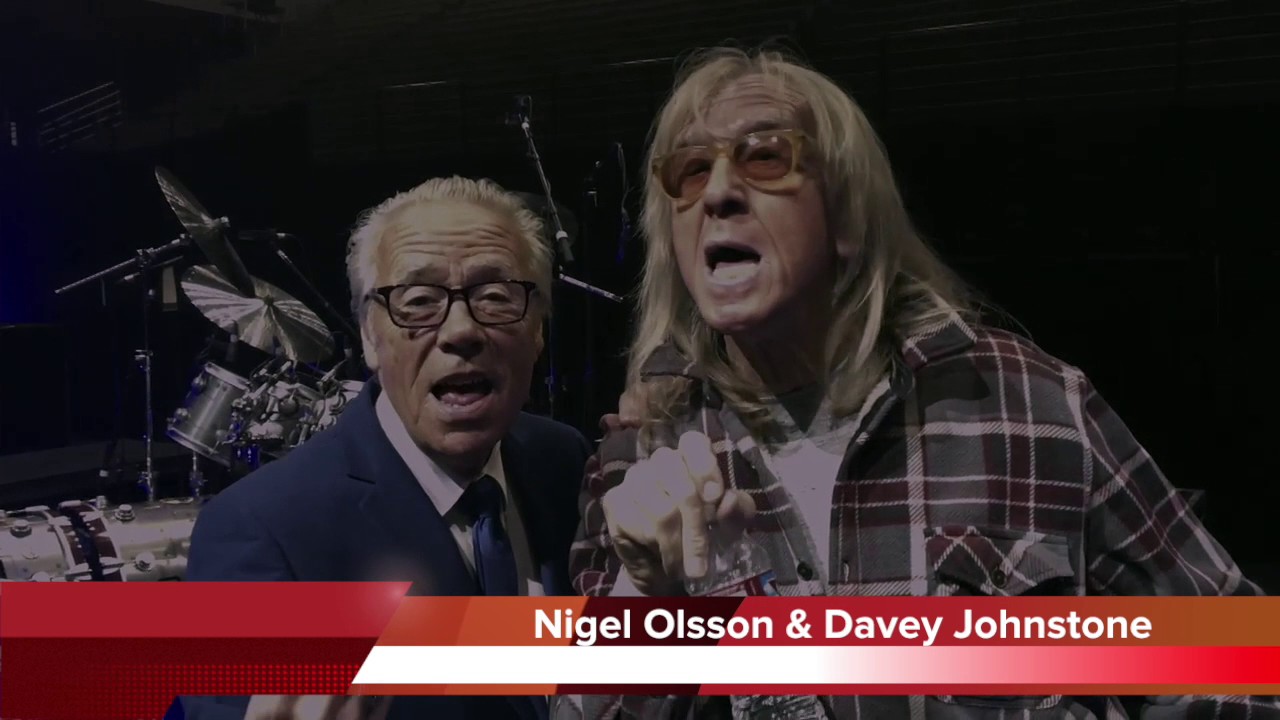 Birthday greetings from Nigel Olsson & Davey Johnstone