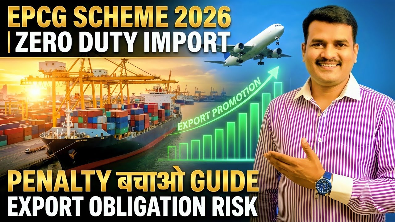 EPCG Scheme 2026: Zero Duty Import का सच | यह 1 गलती आपका बिज़नेस डूबा सकती है!