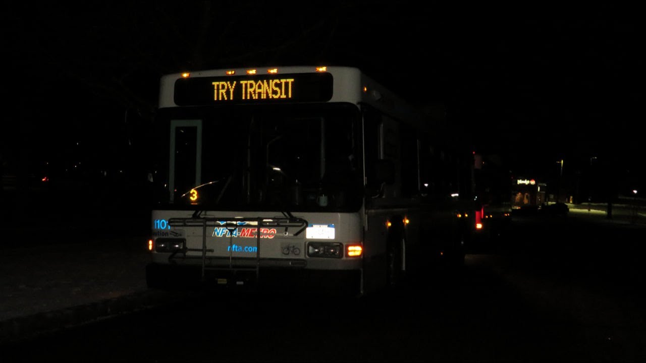 NFTA METRO RIDE | ROUTE 44 INBOUND | FULL ROUTE | BUS 1101 | 2011 GILLIG HYBRID