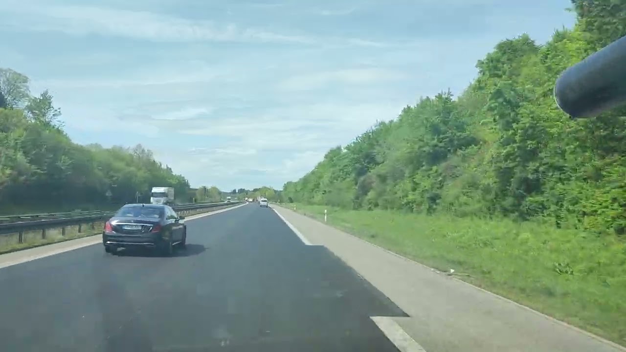 A8 A81 nach Singen. Autobahnfahrt, Entspannungshilfe, Einschlafhilfe, Autobahngeräusche