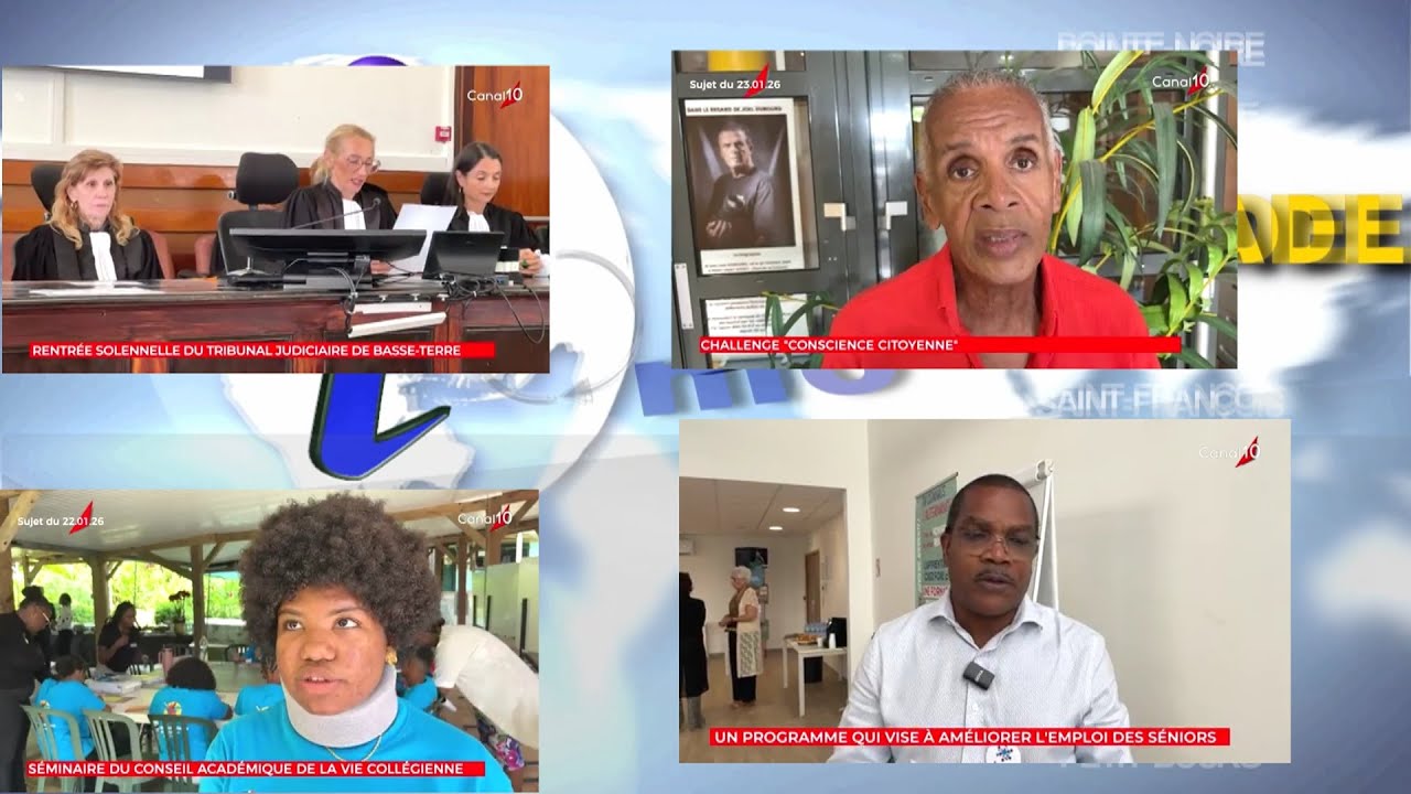 Onews Guadeloupe le jt de canal 10