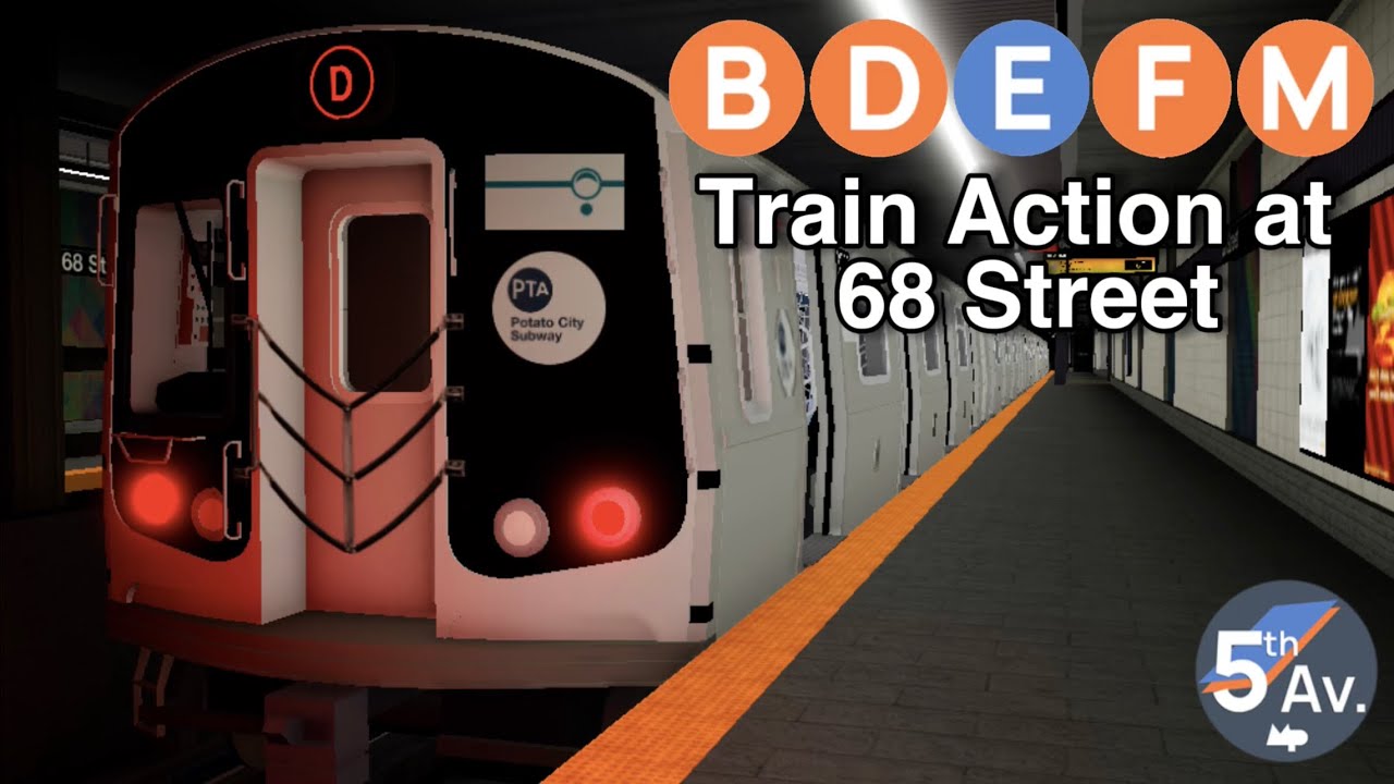 PTA Subway | B/D/E/F/M Train Action at 68 Street