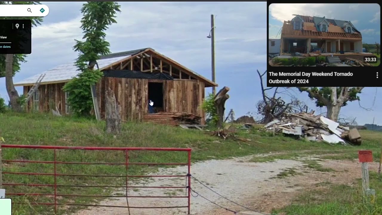 Tornado Damage on Google Maps