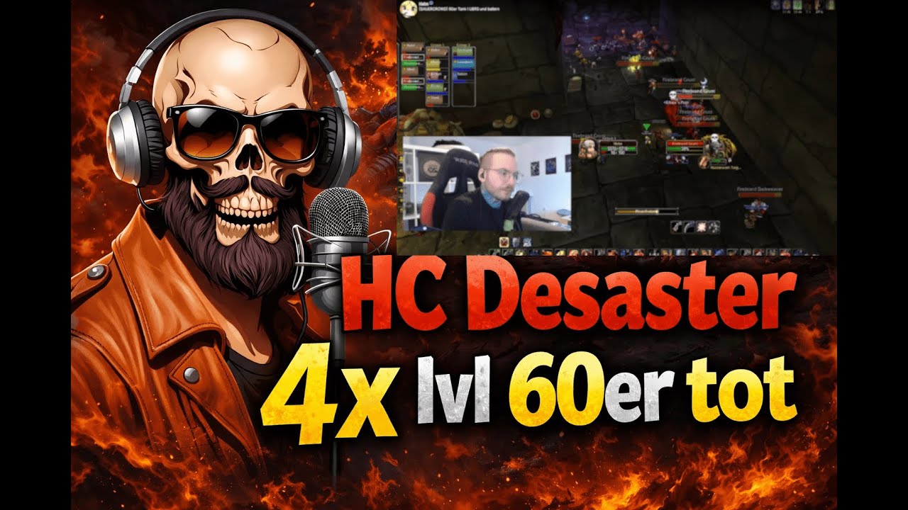 WoW HC Desaster | 4x  lvl 60er tot in LBRS, Hahn's Gruppe. Mein Senf