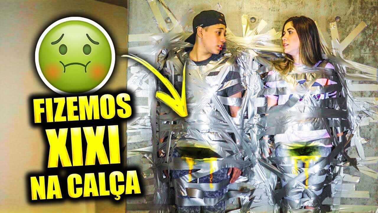 TENTE NÃO FAZER XIXI (PRESOS NA PAREDE)!  Ft. BIBI TATTO, NATHAN PEREIRA E VIVI WANDERLEY.