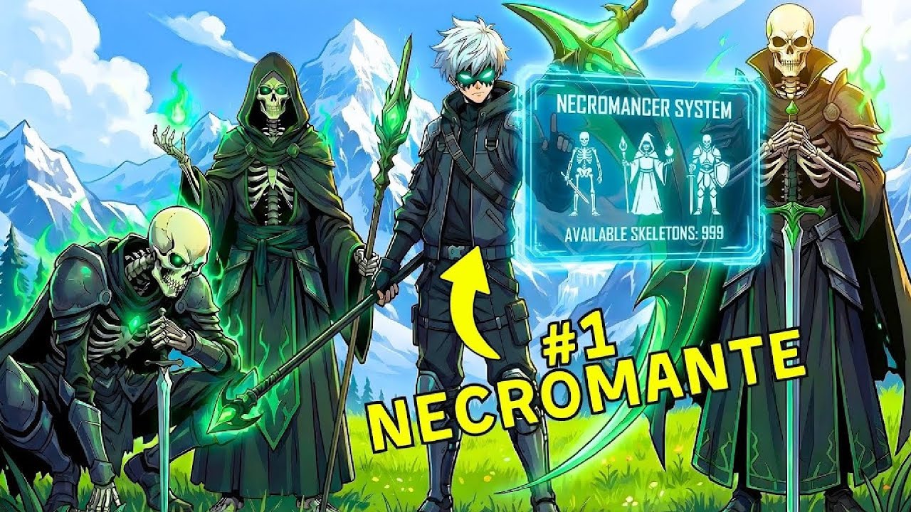 DARK NECROMANCER nivel 999: el genio que dominó todo el juego | Resumen manhwa