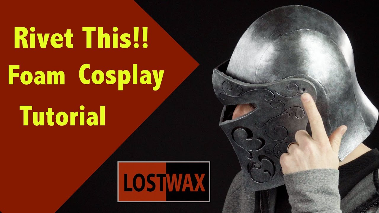 Cosplay Tutorial- How to Make Moving Pivot Hinge Rivets for Foam!