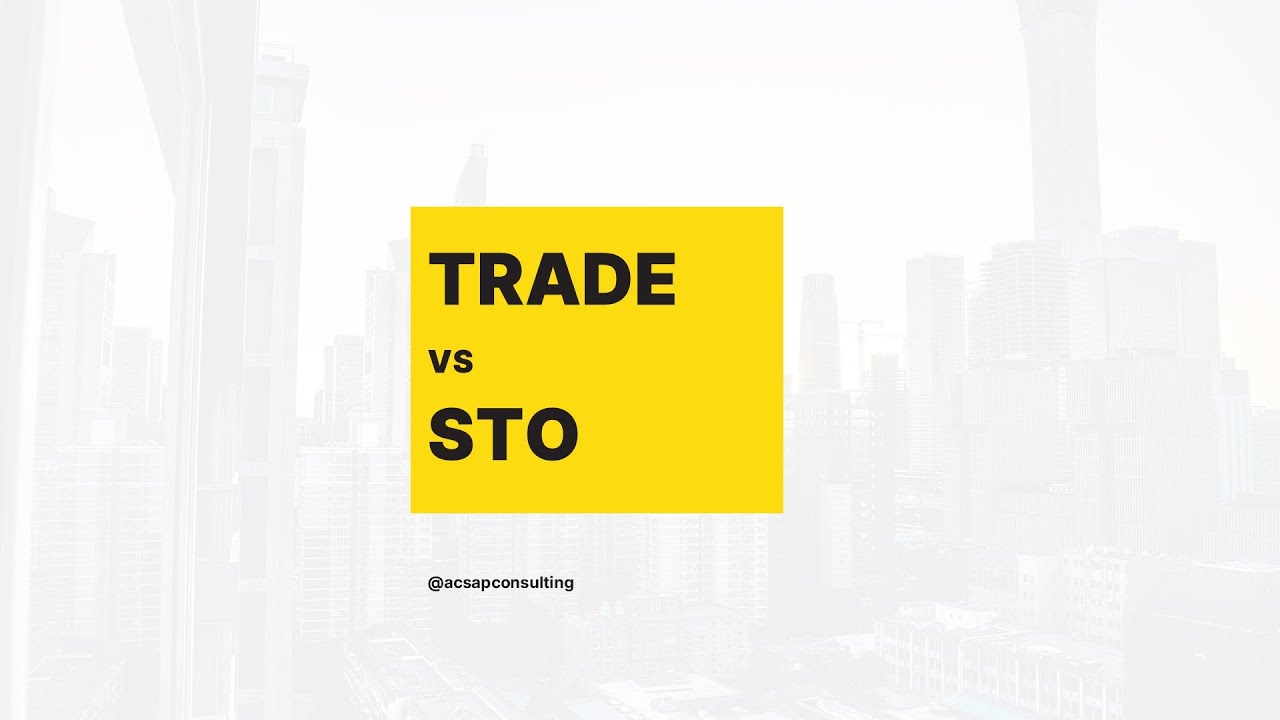 1. Trade vs Intercompany  - The Funda  |  AC SAP Consulting