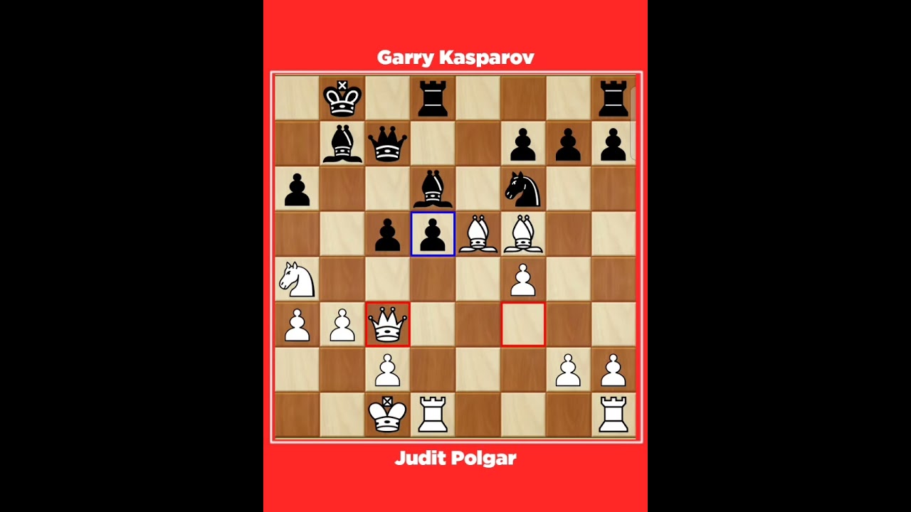 Judit Polgar vs Garry Kasparov √ Dos Hermanas 1996 - Historic Chess Battle!