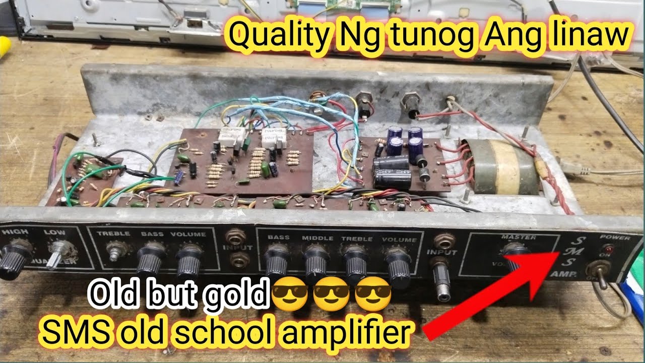 SMS Old-school amplifier, uumuugong lang,Tips how to repair