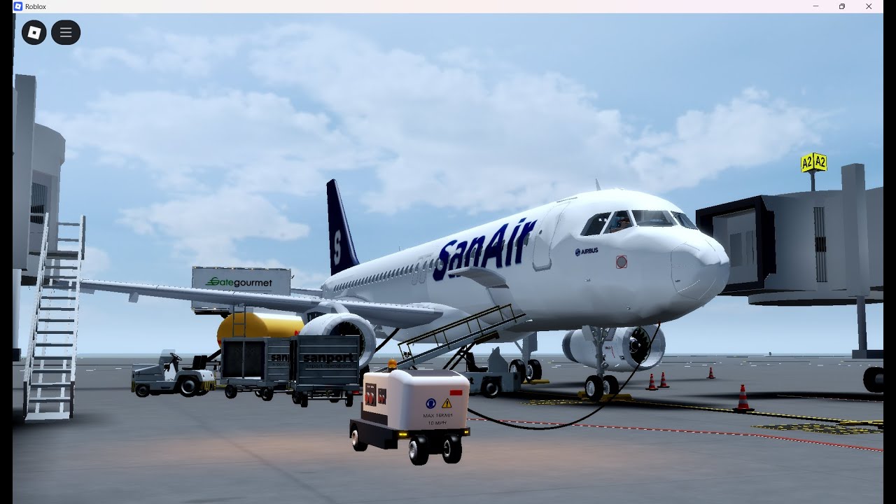 ROBLOX tripreport 🛫/ flying San Air