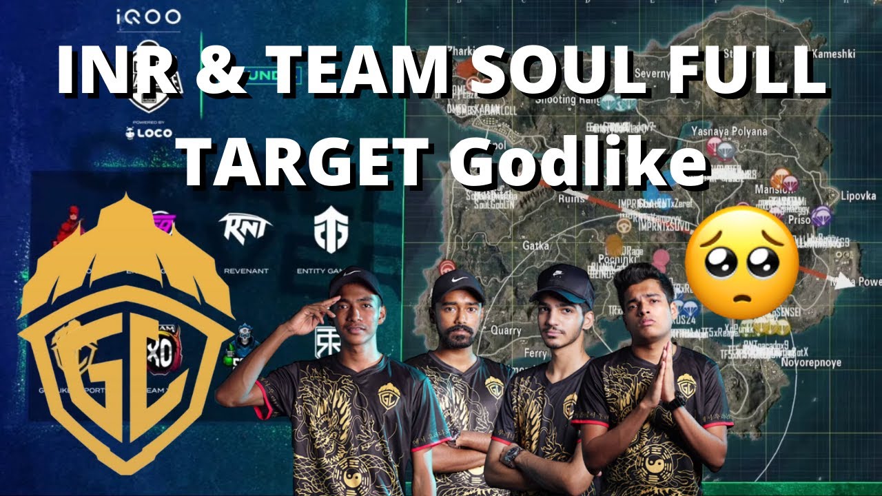 SOUL & INR FULL TARGET 🎯 GODLIKE || SOUL And INR DROP CLASHES 😲