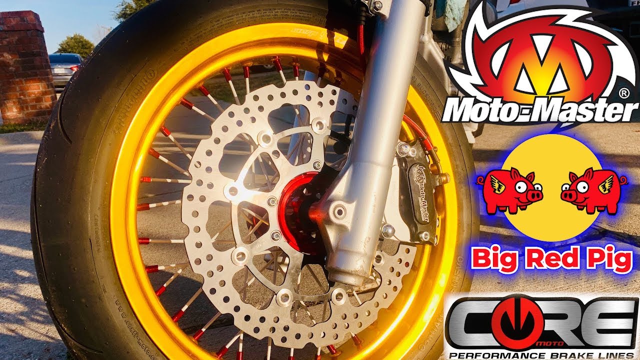 ОГРОМНОЕ улучшение тормозов — XR650R Supermoto Build #8