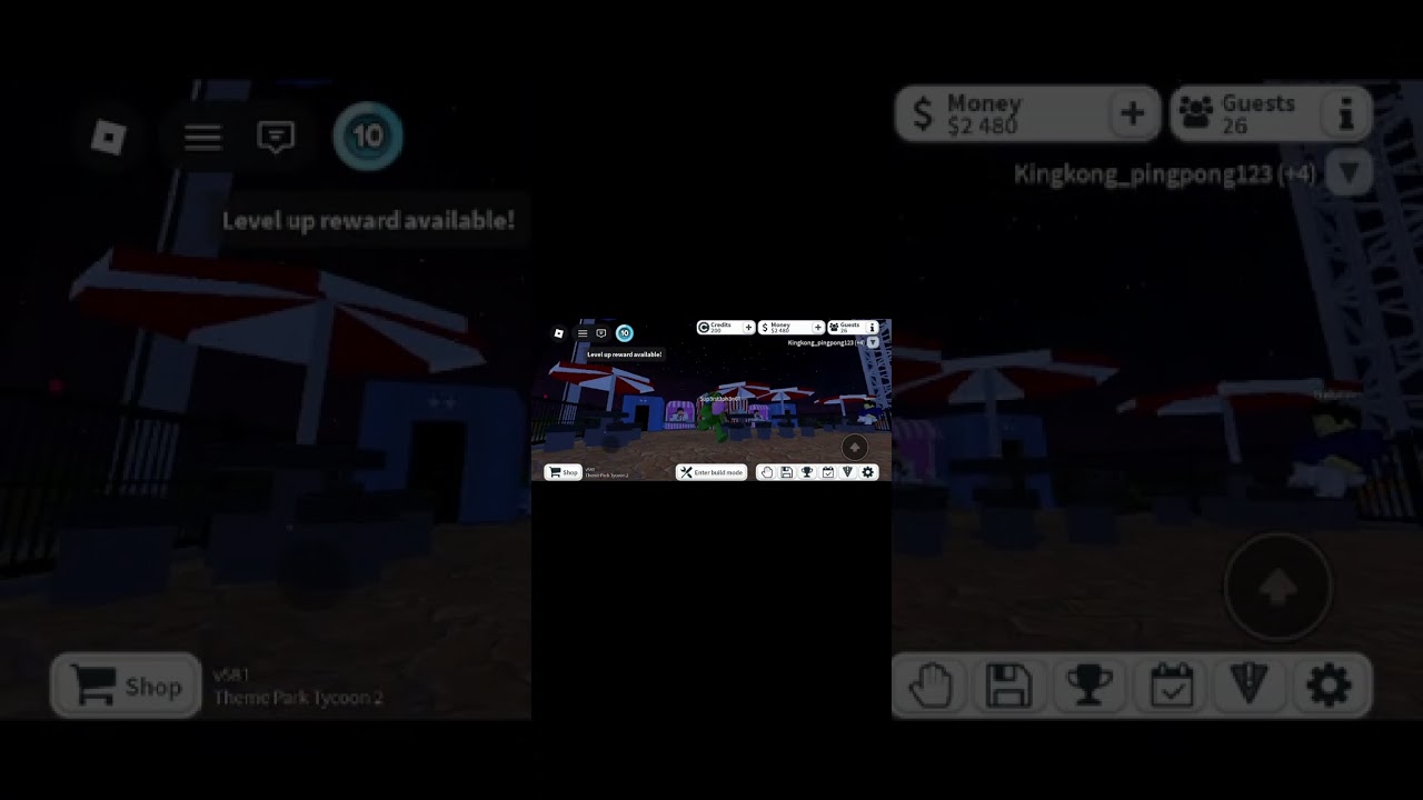 Playing theme park tycoon 2