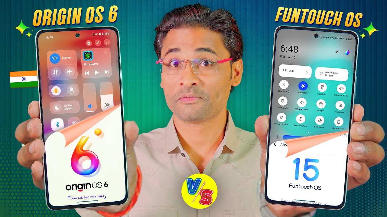 Origin OS 6 vs Funtouch OS 15 Update Top Features Review | Vivo X200 FE Origin OS 6 update