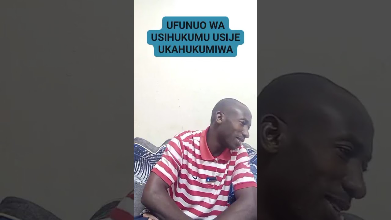 UFUNUO WA MUSIHUKUMU MUSIJE MUKAHUKUMIWA BY EV JUSTUS GOSPEL +254724166094