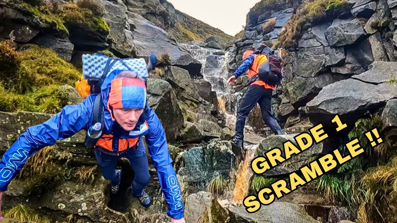 CROWDEN CLOUGH GRADE 1 SCRAMBLE & KINDER SCOUT SOLO WILDCAMP.