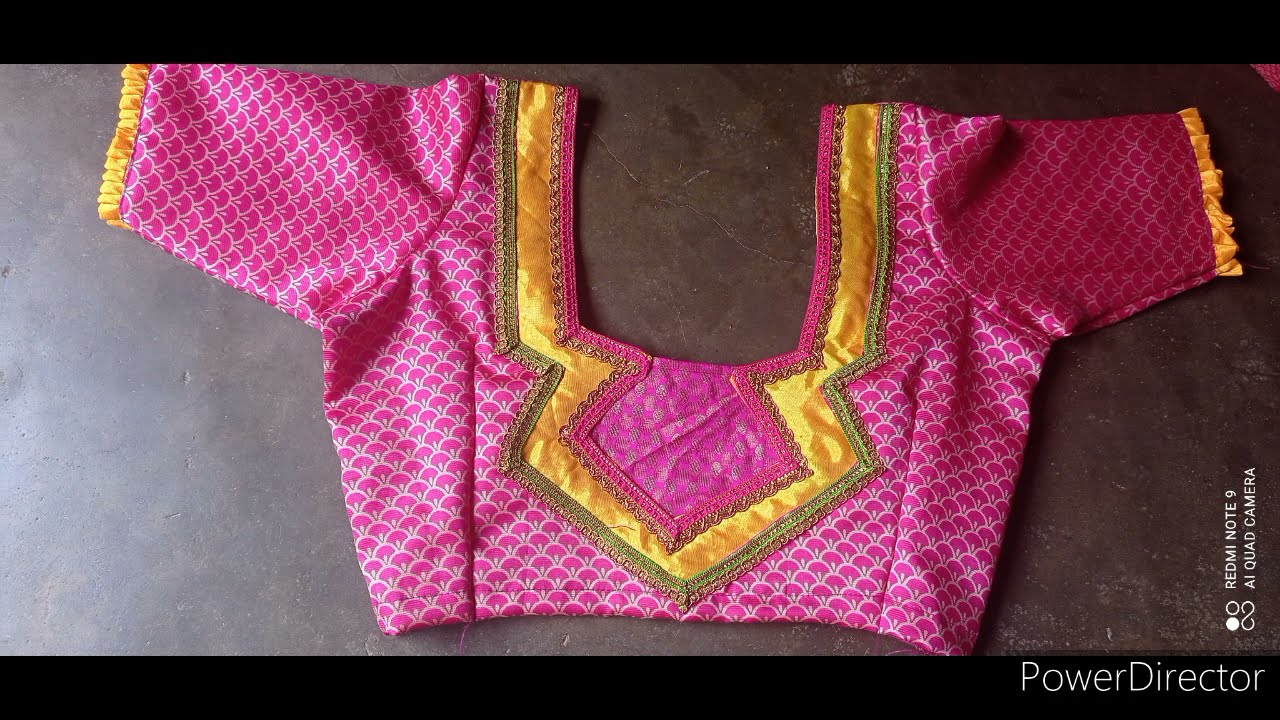 In very easy method blouse stitching