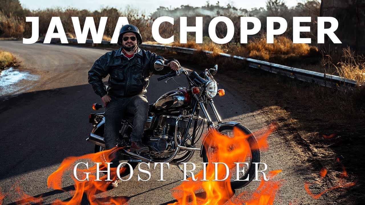 JAWA 350 CHOPPER 1994 - GHOST RIDER