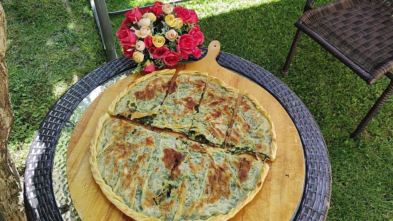 Lakror Pite Tradicional me barishte nga kopshti i nenes -Fast & Delicious Pie from Grandma’s Garden!