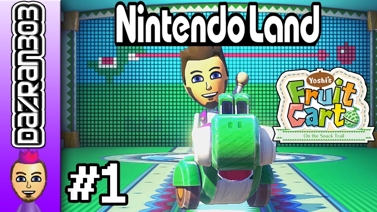NINTENDO LAND Yoshi's Fruit Cart Solo - WiiU Gameplay Commentary