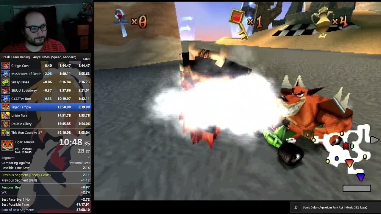 Crash Team Racing: Any% NMG Speedrun - 49:06