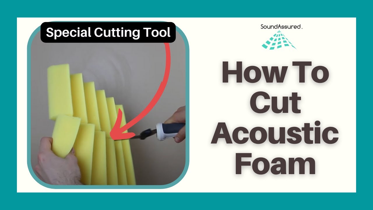How To Cut Acoustic Foam