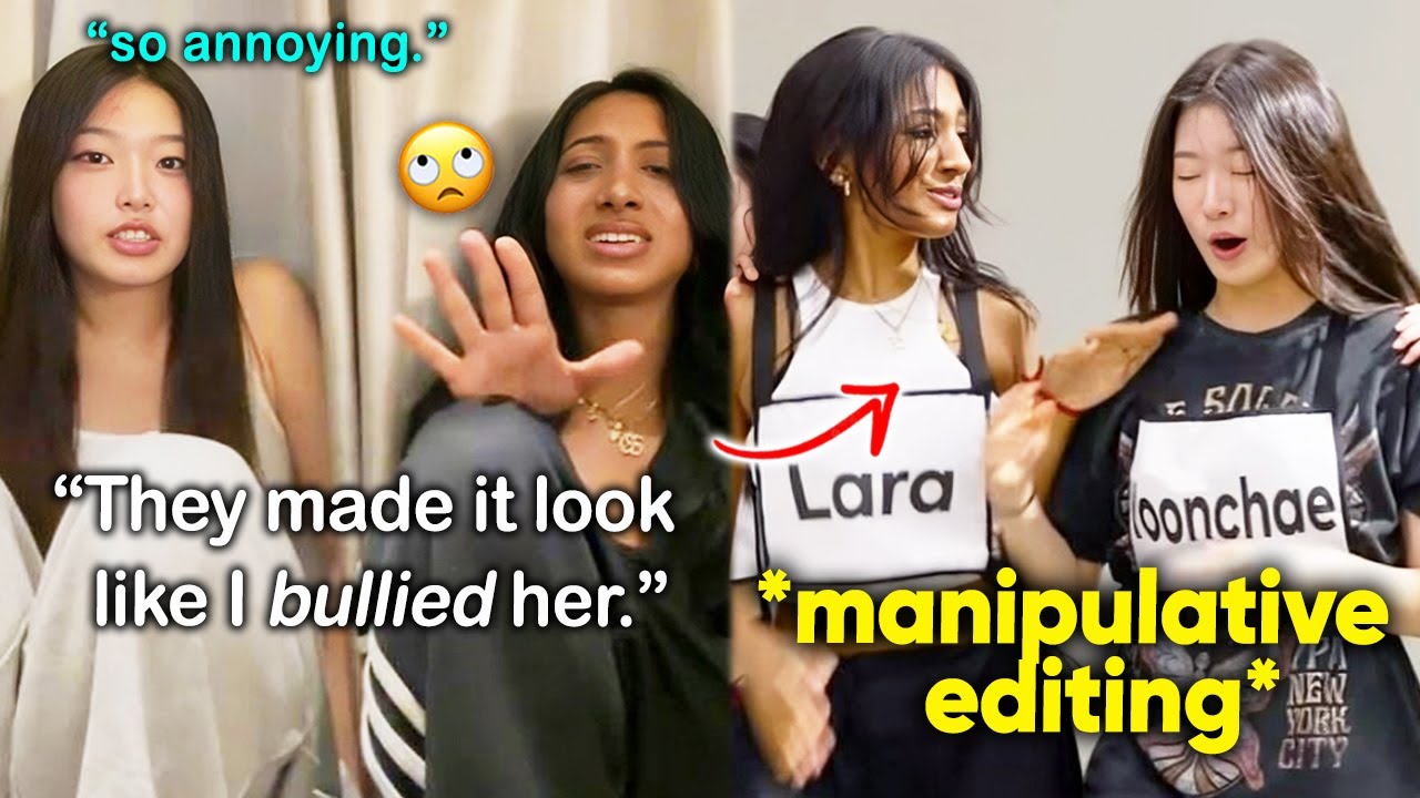 lara & yoonchae exposed dream academy's DIRTY editing to make it look like they HATE each other