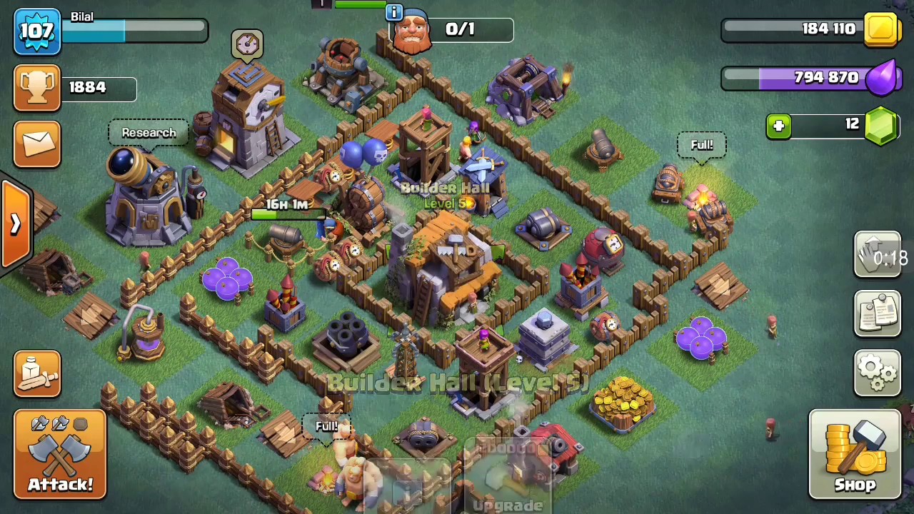 Clash of Clans Builder Base RAGES BARBS AND BOMBERS TOGETHER.....AWESOME