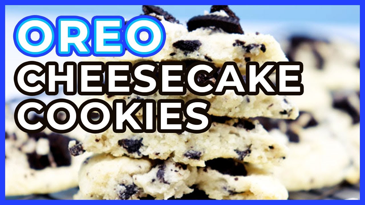 6 INGREDIENT Oreo Cheesecake Cookies! (RICH & CREAMY)