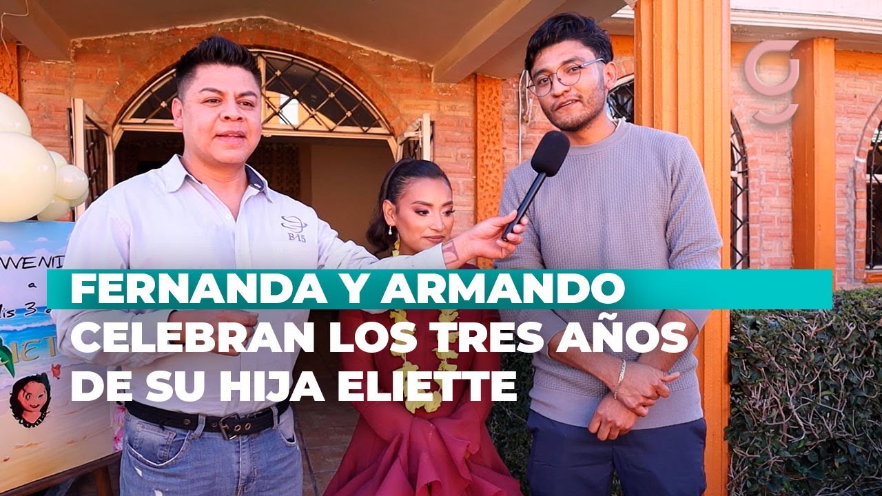 Fernanda y Armando celebran los 3 años de Eliette | Glamour