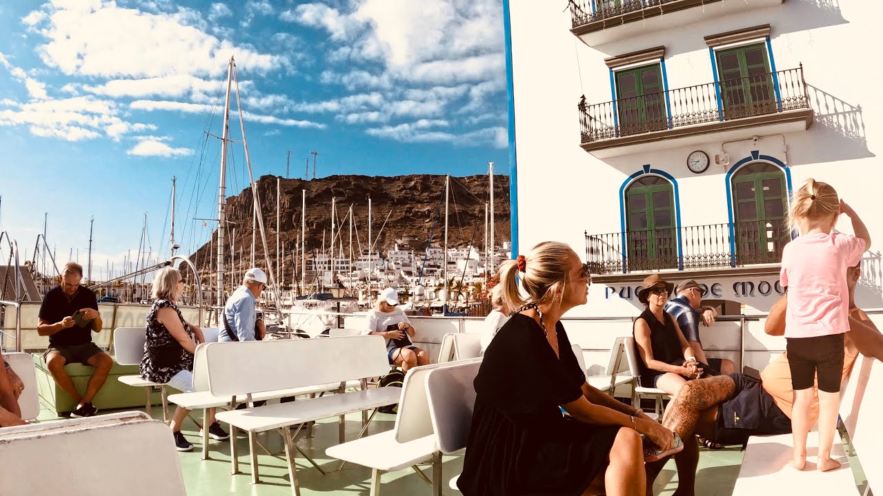 GRAN CANARIA - Ferry from Puerto Rico to Mogan