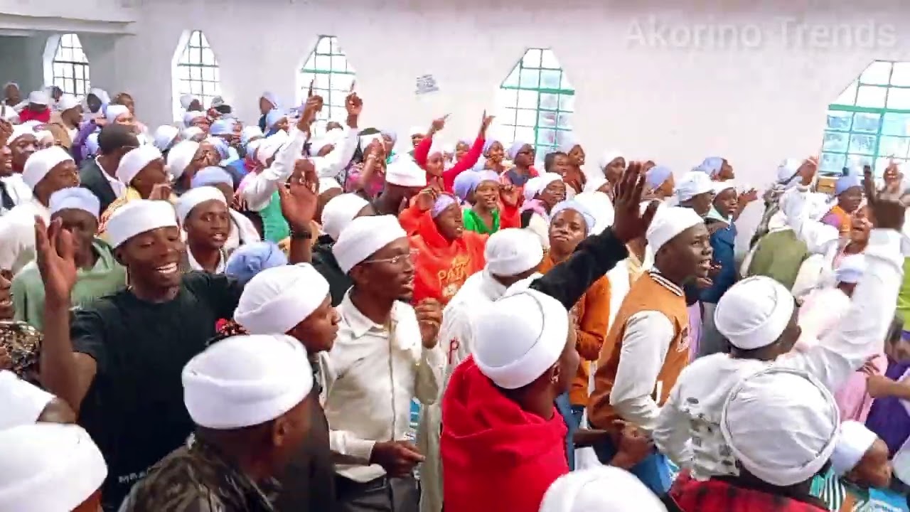 Powerful Kigooco 🎶💥 Akorino youths dancing and praising God K-Israel one church (flyover)