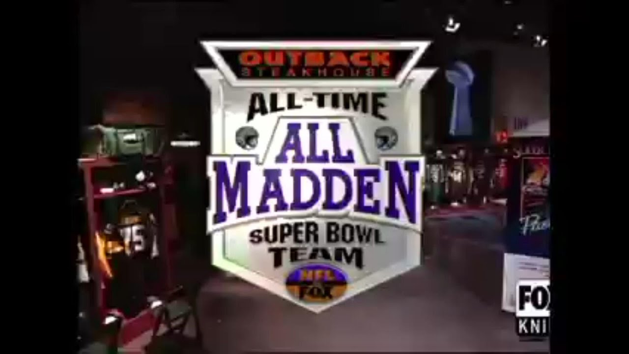 1997 All Time All Madden Super Bowl Team