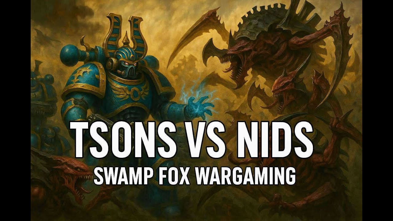 Tyranids Subterranean Assault vs Thousand Sons Rubricae Phalanx -  Warhammer 40k Battle Report
