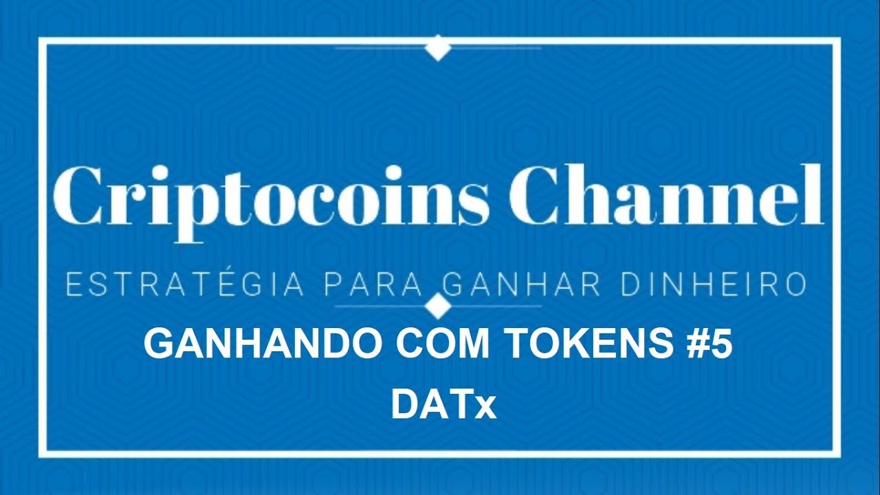 GANHANDO COM TOKENS #6   DATx e CRIANDO UMA CARTEIRA MY ETHER WALLET