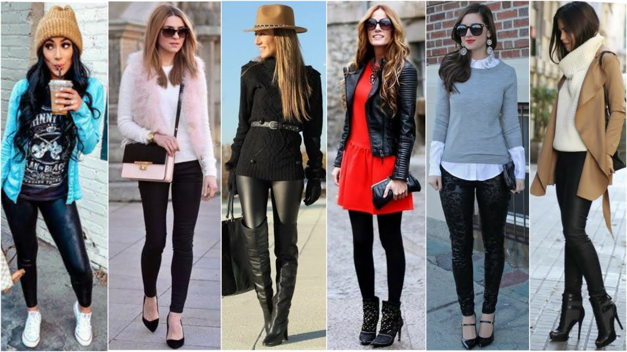 BELLOS LOOKS CON LEGGINS COLOR NEGRO PARA TODA OCASIÓN 🖤🤩