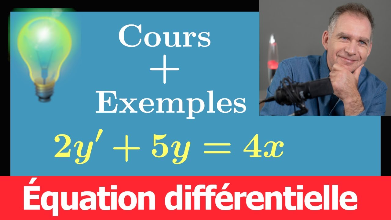 Une équation différentielle ♦ C'est quoi ? Cours + Exemples ♦ Terminale spécialité mathématiques