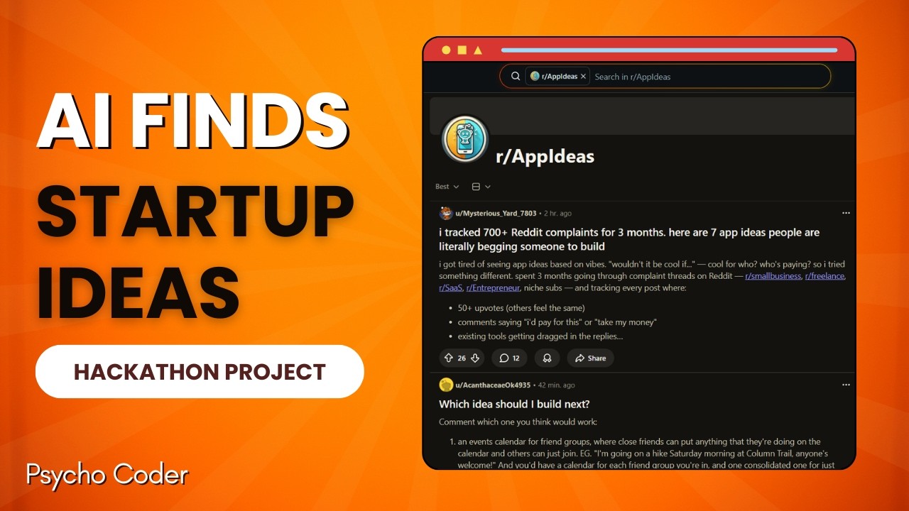 I Built an AI That Finds Startup Ideas