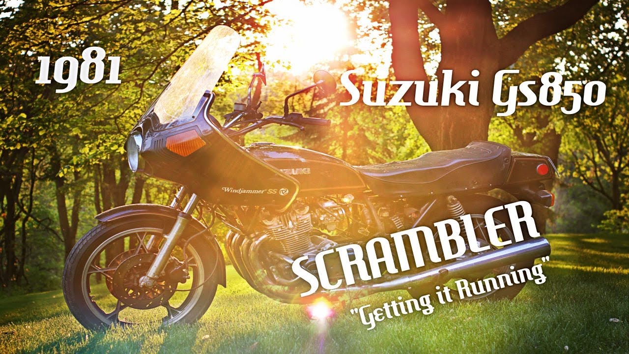 Suzuki GS850 SCRAMBLER Motorcycle Build #1 