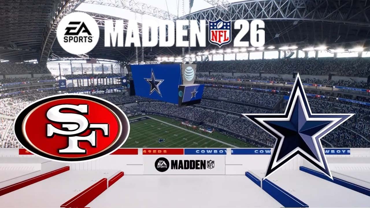 49ERS VS COWBOYS | MADDEN NFL 26 | SUNDAY NIGHT FOOTBALL