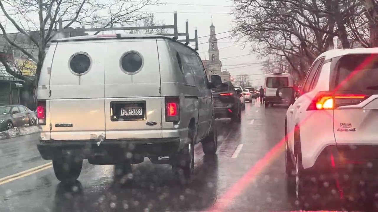 Rainy Day In Brooklyn New York