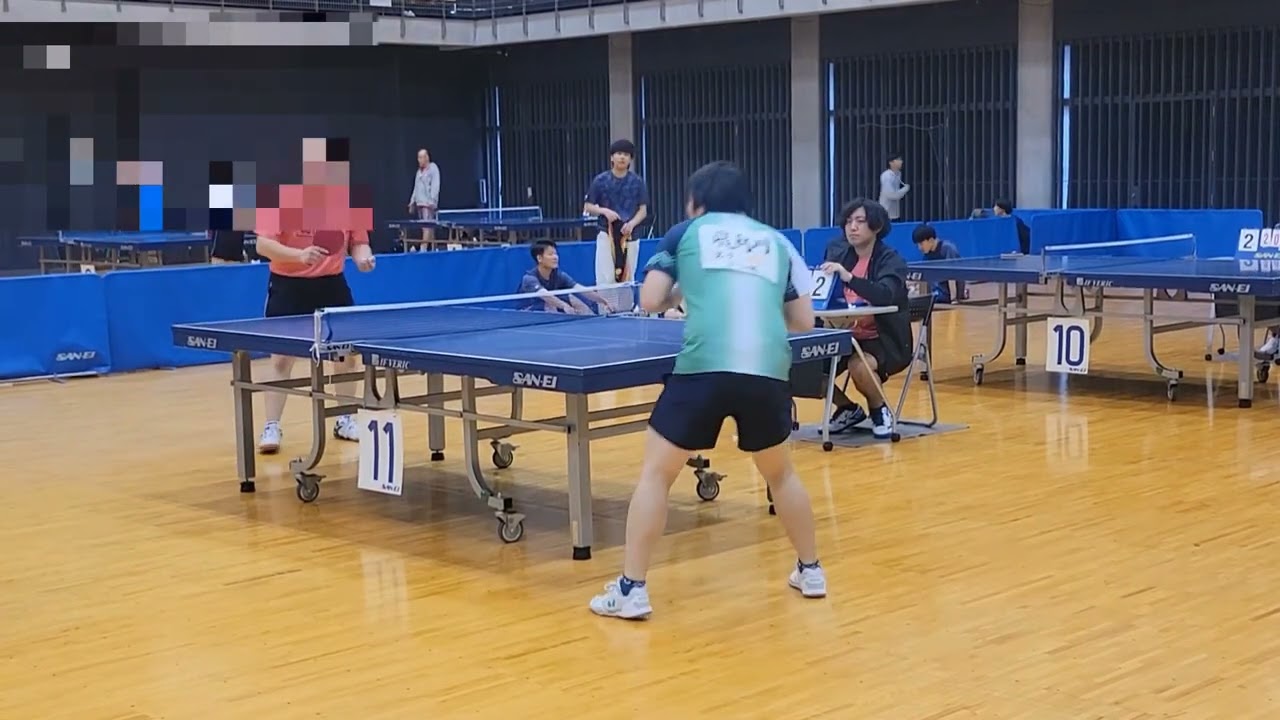 卓球の試合だよ！！　特別編Ⅱ　市の近郊卓球大会　団体戦の予選リーグ　うちの丸(内久保)vs飛鳥川君