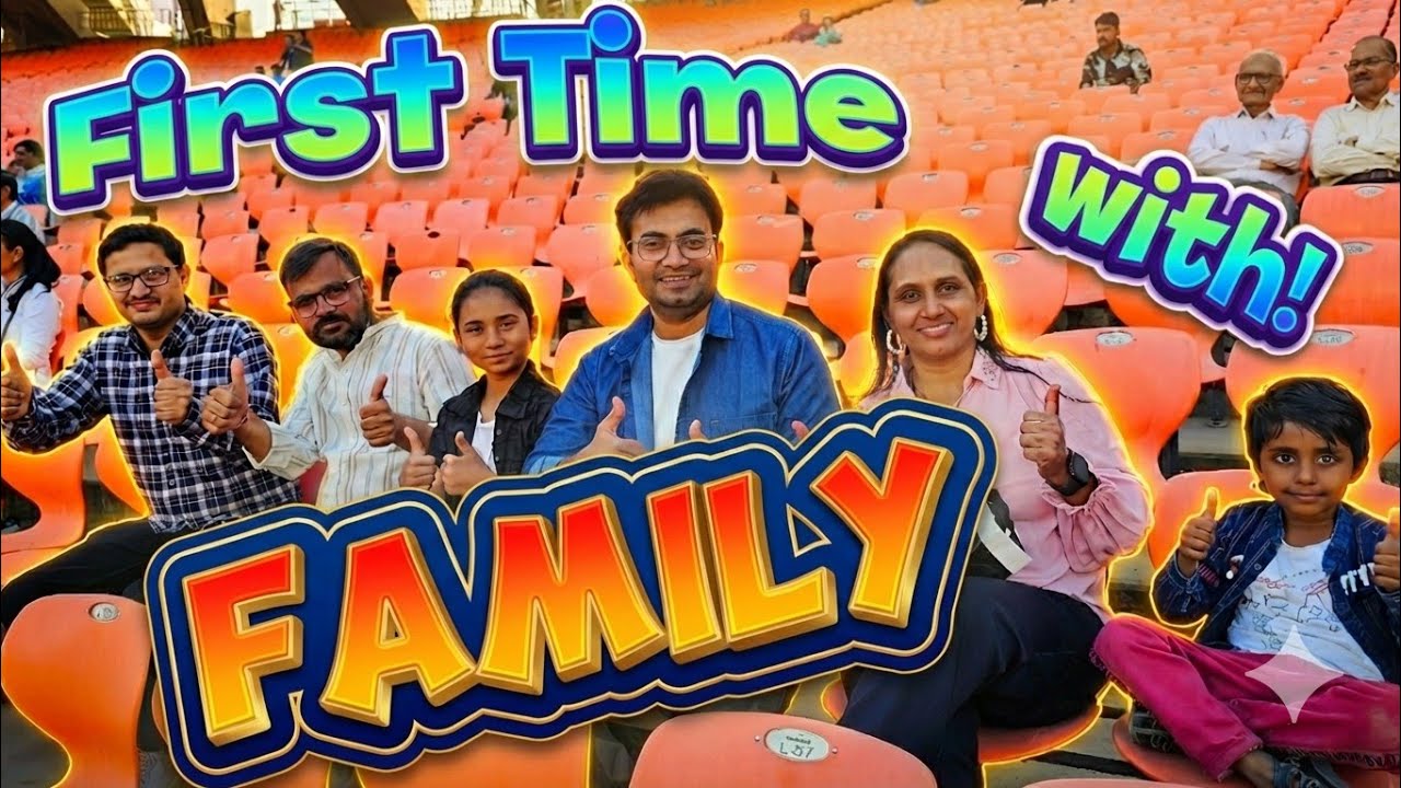 Pehli Baar Family Ke Saath Narendra Modi Stadium Vlog | World’s Biggest Cricket Stadium Experience