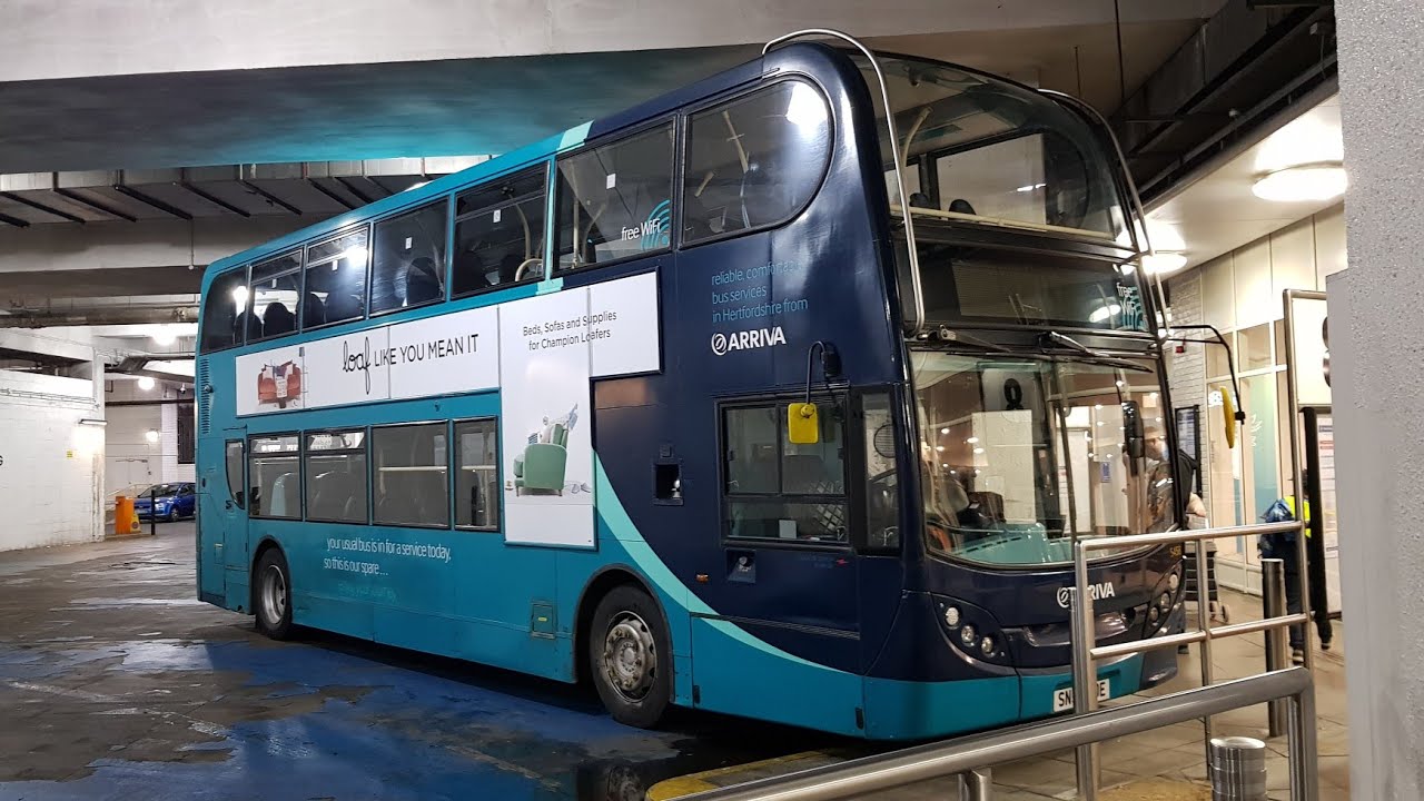 Full Ride: Bus Route 150 Milton Keynes - Aylesbury. Arriva Enviro400 5458 (SN58 EOE)