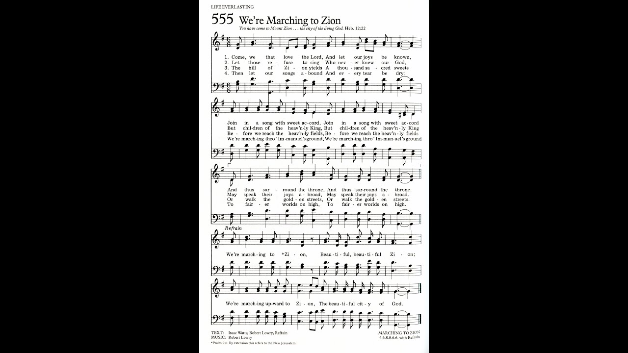 We're Marching to Zion - Lorin Whitney
