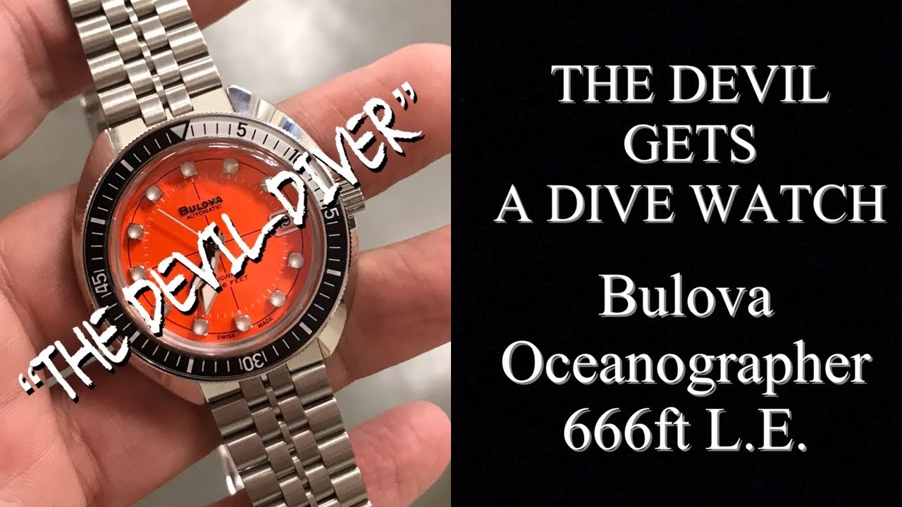 Unboxing of Bulova’s Oceanographer Limited Edition “Devil Diver”!